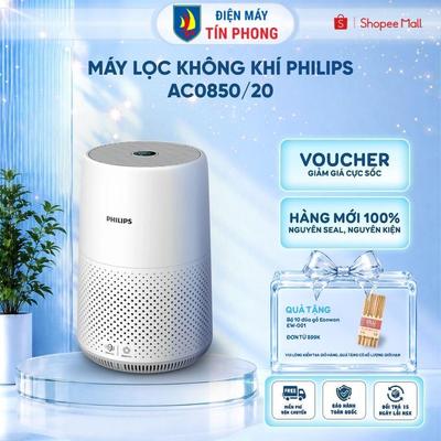 Máy lọc không khí Philips AC0850/20 | Diện tích 49m2 | Kết nối wifi - Bảo Hành 24 Tháng