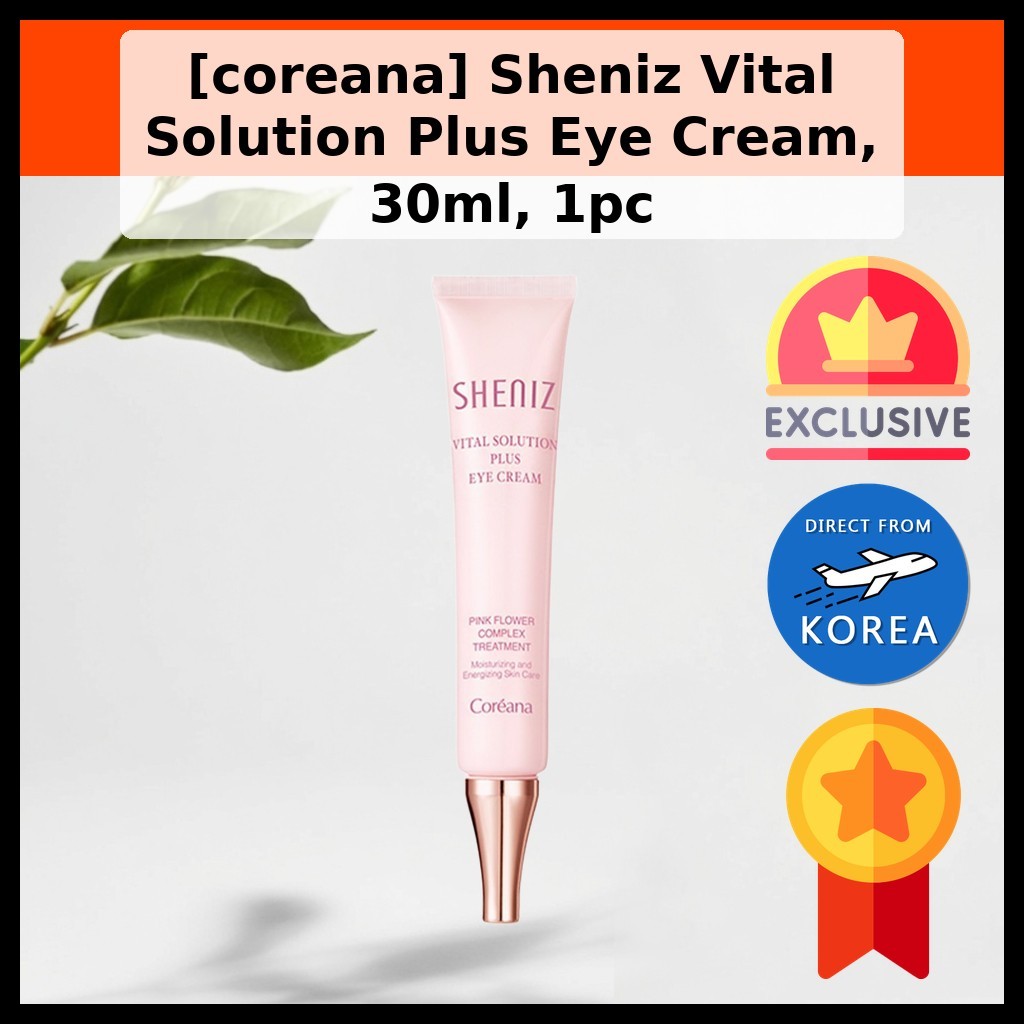 [coreana] Kem dưỡng mắt Sheniz Vital Solution Plus, 30ml, 1pc / Kem dưỡng mắt Hàn Quốc / Công thức p