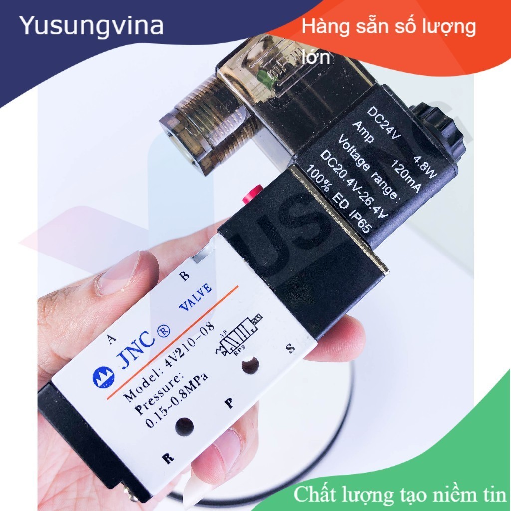 Van điện từ 4V210-08 / 4V110-06 / 4V210-06 - Van điện từ khí nén 4V110 / 4V210 - Van điện từ DC24V/ 