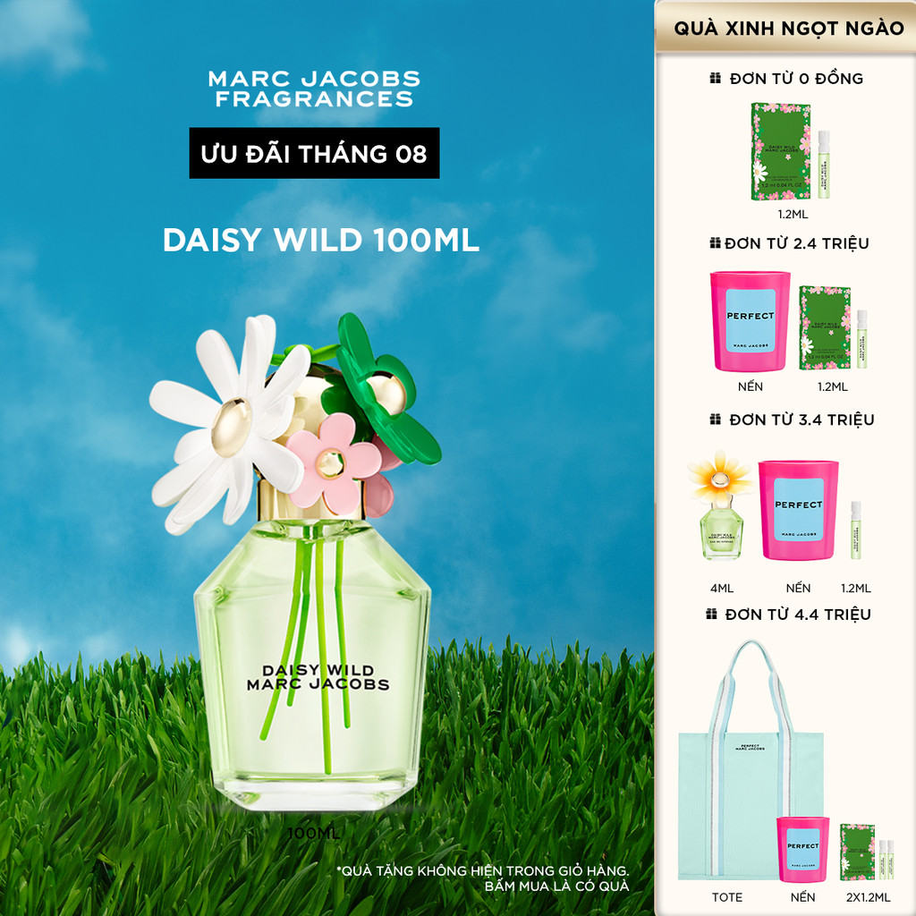 Nước hoa Nữ Marc Jacobs DAISY Wild EDP 100ml Refillable