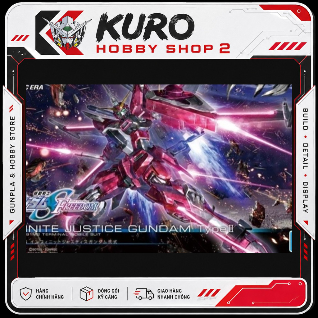 HGCE 1/144 Infinite Justice Gundam Type II - Mô hình lắp ráp Bandai