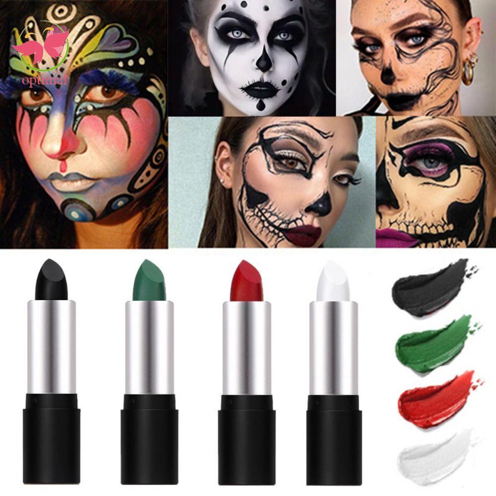 OPTIMAL LIMIT Halloween Face Painting Stick, Face & Body Paint Quick-Dry Body Art Paint Stick, Creat