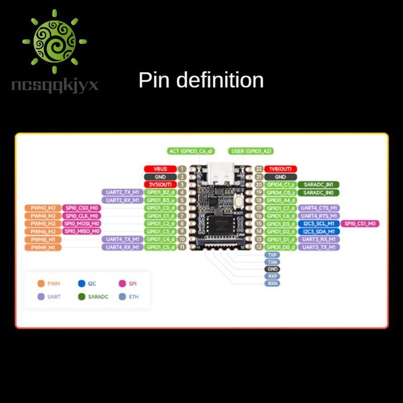 Mini Linux RV1103 Rockchip Supper MINI AI Board, --Mini-B Đen PCB + Linh Kiện Điện Tử 1 Cái ncsqkjyx