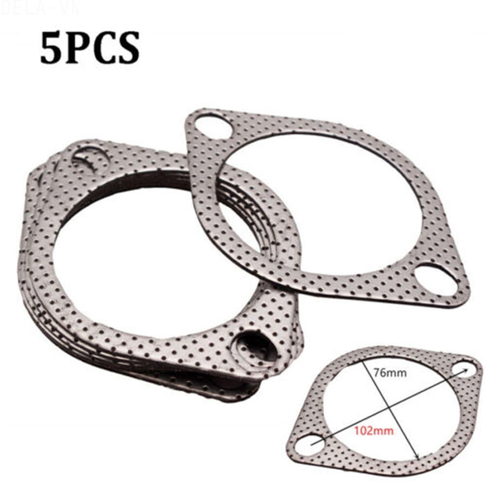 Flange Gasket For Subaru Impreza WRX STI Legacy Exhaust Pipe 5pcs Converter New#DELA