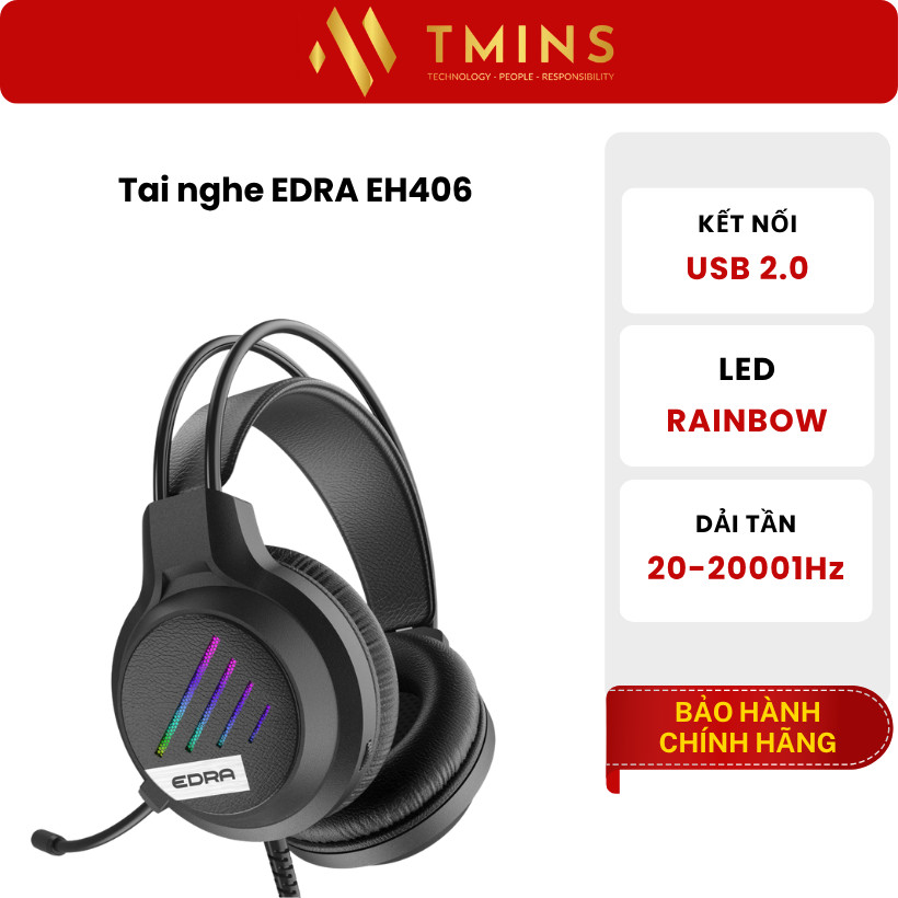 Tai nghe gaming EDRA EH406 - Hàng chính hãng
