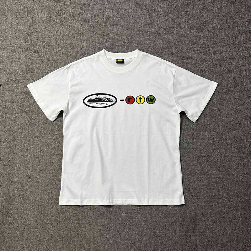 VLONE FOG VLONE FOG Corteiz Tay Ngắn Rời Hợp Thời Trang Mỹ Áo Thun Devil Island Cổ Tròn Nam Nữ Áo Th