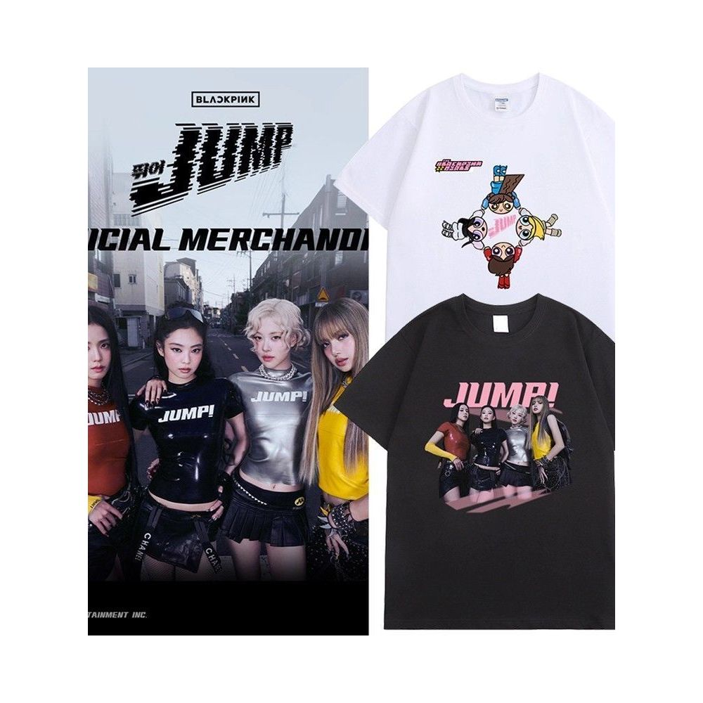 BLACKPINK 'JUMP 'Áo thun chính thức 2025 Album mới Jennie Lisa Jennie Lisa Park Chae Đồng phục hỗ tr
