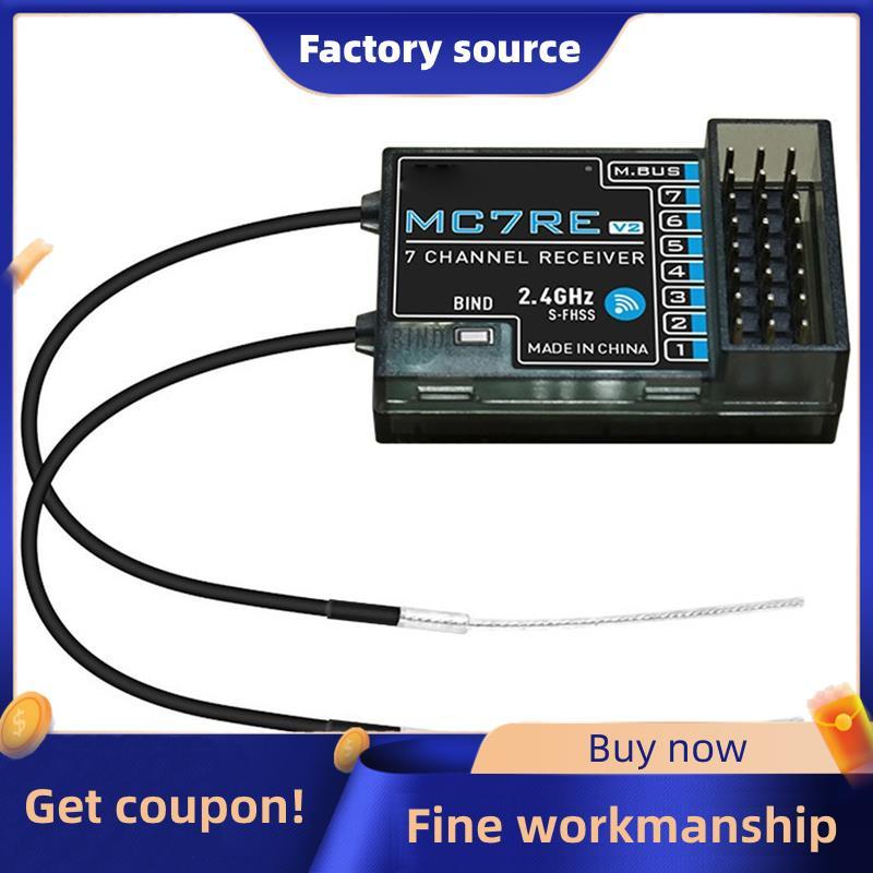 Bộ thu MC7RE-V2 6 kênh 2.4ghz cho máy bay mô hình cho Mc6c / 7 / Mc8b Xe điều khiển từ xa Mini Bộ ph