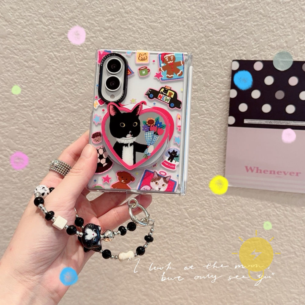 Phone Case For SAMSUNG Galaxy Z Fold 8 Ultra Z Fold 8 7 PC Korean Style TPU Magnetic Korean Style Ca
