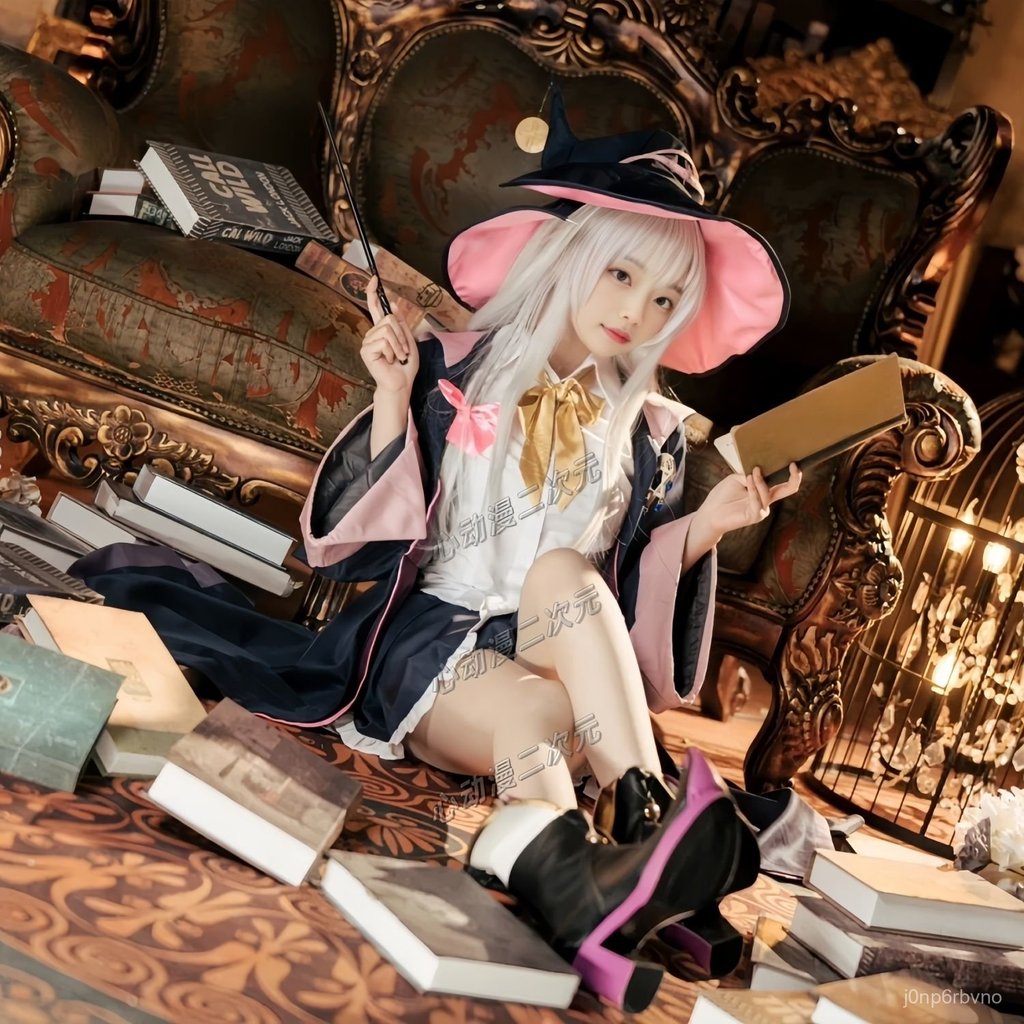 Trang phục cosplay Elaina Wandering Witch phong cách phù thủy học đường xinh xắn