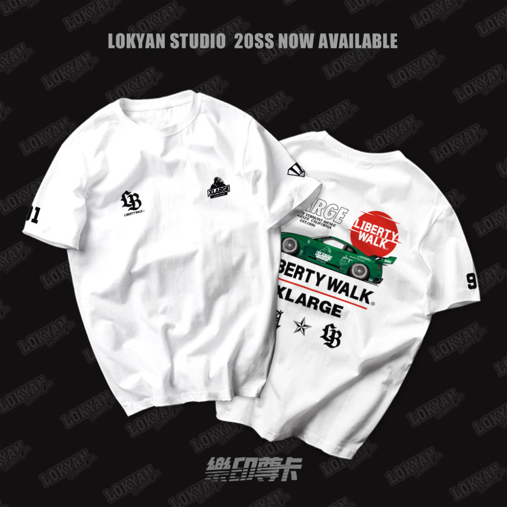GTR 100% Cotton Tay Ngắn R35 Nissan JDM Xe Sửa Đổi LBWK Xe Thời Trang Sửa Đổi Người Hâm Mộ Nam Thườn