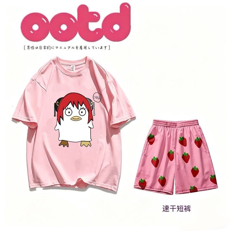 Gintama Dâu Béo Thời Sakata Gintama Okita Sogo Elizabeth 5 Điểm Quần Short Phù Hợp Với Nam Nữ Quần Á