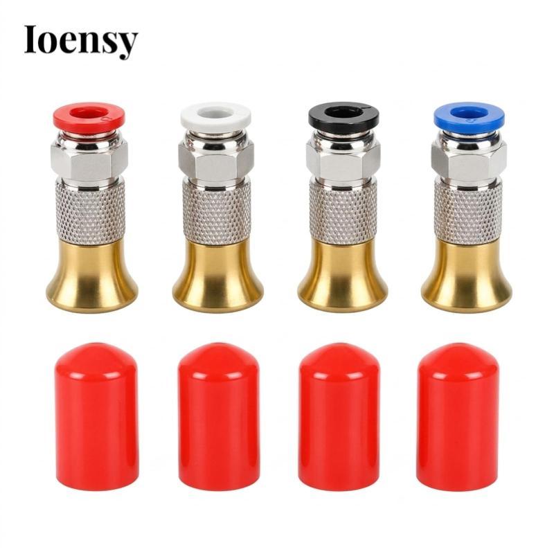 4 Miếng PC4-M6 Lắp Độ Cứng Cao PC4-M6 Phụ Kiện Đầu Nối Khí Nén Chống Oxy Hóa Phụ Kiện Nhanh Lâu Dài