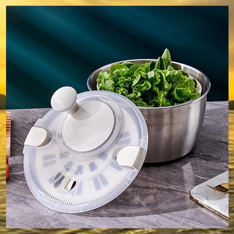 (Z I H F) Salad Spinner Fruit Spinner Lọc Nhà Bếp Salad Spinner, Rau diếp Spinner, Máy Giặt Trái Cây