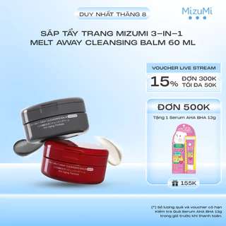 Sáp Tẩy Trang MizuMi 3-In-1 Melt Away Cleansing Balm 60 ml