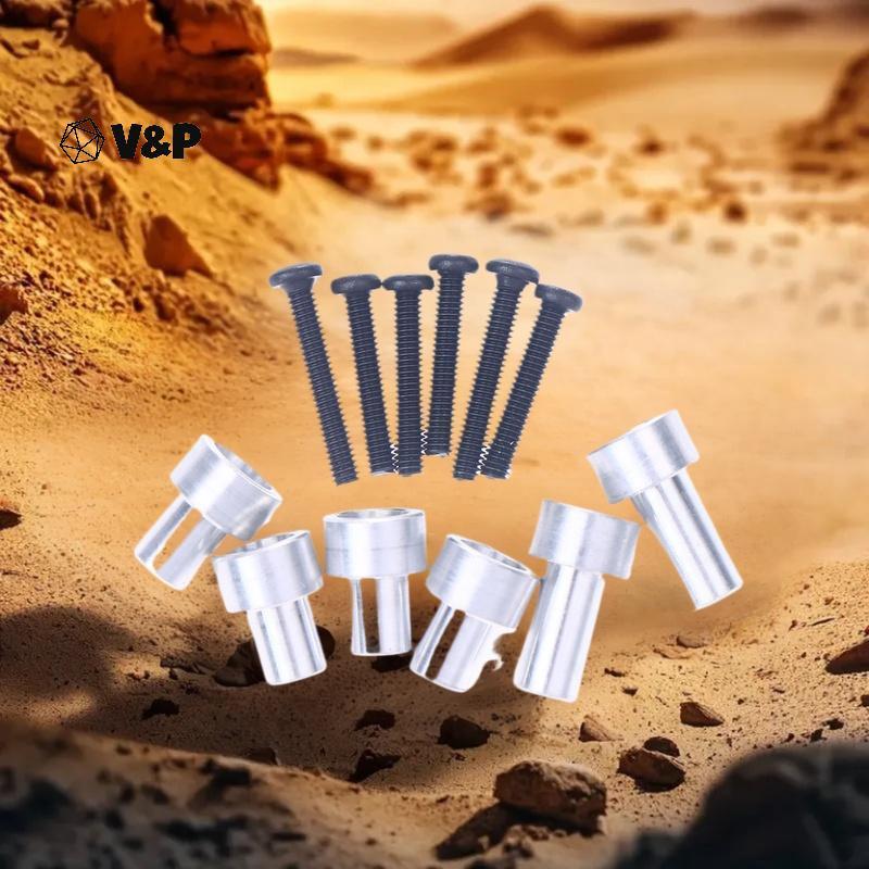 V & P 1 Bộ Cho 1 / 12 Bánh Xe Lớn Sửa Đổi Đặc Biệt Phần MN82 MN82S Vỏ Xe Kim Loại Nâng Cột Nâng Cao 