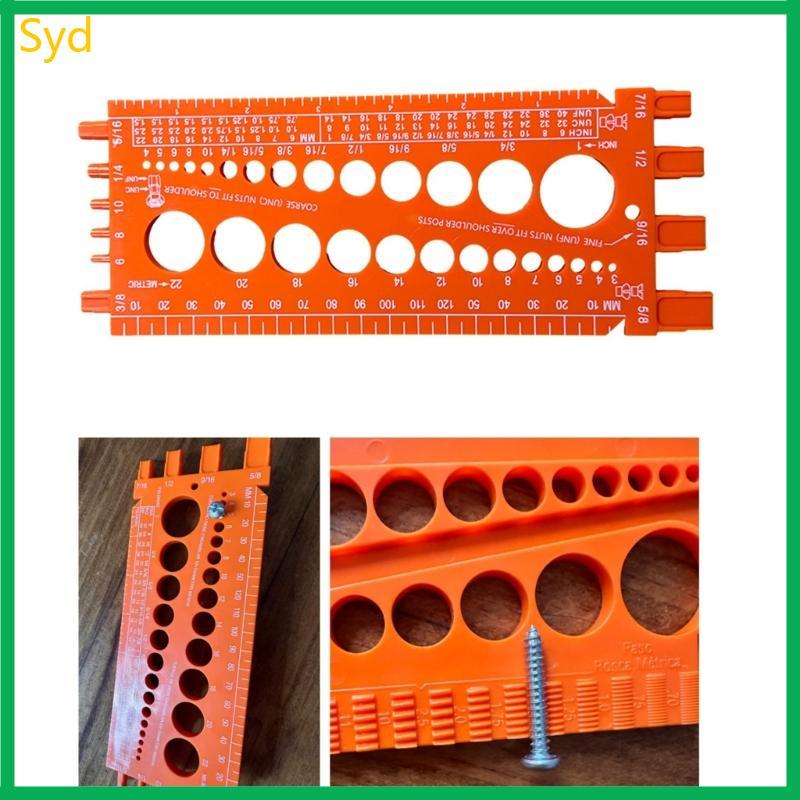 Syd Bolt Nut Thread Checker Inch Metric Thread Test Bolt Gauges Metric Size Gauges Công cụ đo lường