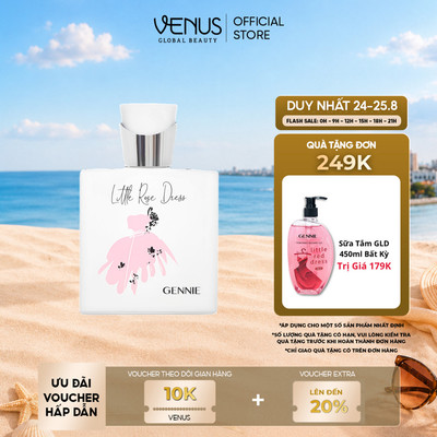 [MUA 1 TẶNG 1] [MEMBERSHIP] Nước hoa Nữ Gennie Little Rose Dress 50ml