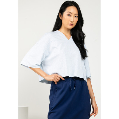 Áo Thun Tay Ngắn Nữ Skechers Skechers Authentic - Lounge Short Sleeve Tee - SL425W464-LBM1
