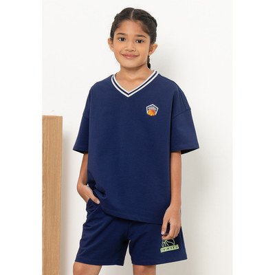 Áo Thun Tay Ngắn Trẻ Em Skechers Basketball Culture Short Sleeve Tee-SL325K264-007D Online Sale