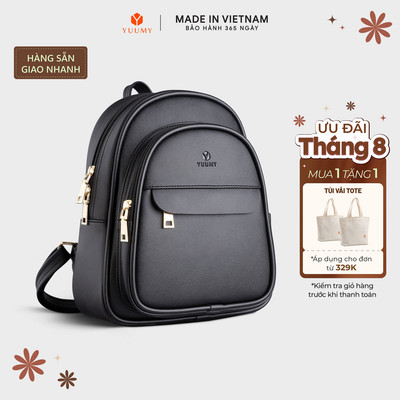 Balo Yuumy (Thời trang nữ cỡ trung basic - Balo da Seasand YBA51)