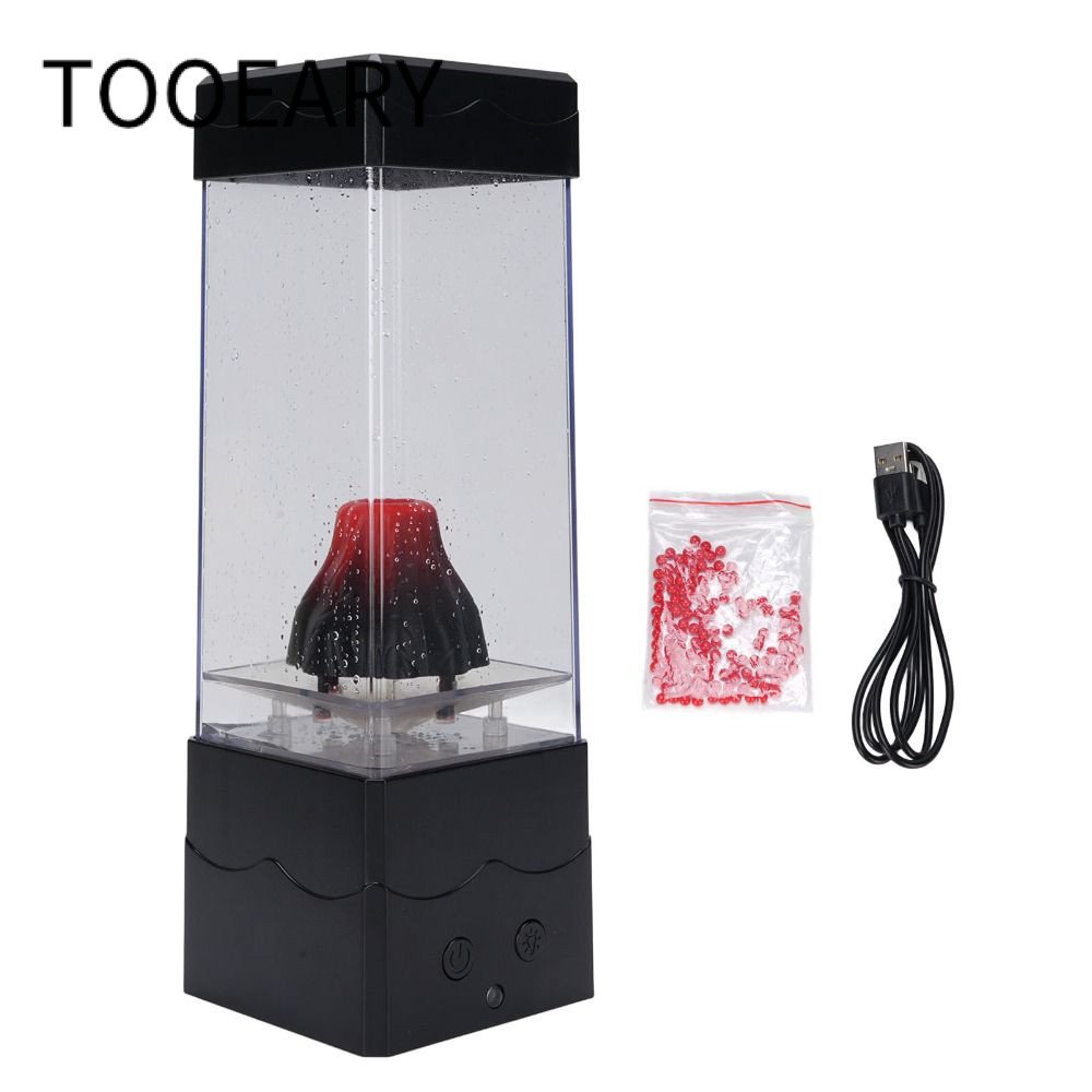 Đèn ngủ núi lửa TOOEARY, Nhiều chế độ chiếu sáng Đèn núi lửa LED chạy bằng USB, Hiệu ứng nham thạch 