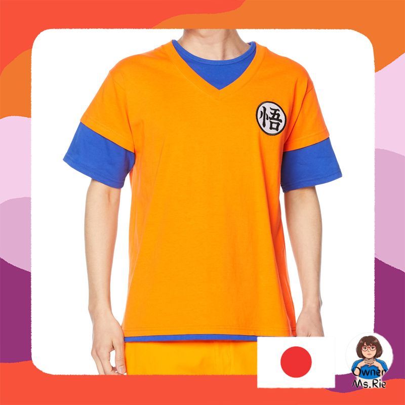 [Dragon Ball Z] Short Sleeve T-Shirt Goku Majin Buu Capsule Corporation Red Ribbon Army Men's Cospla