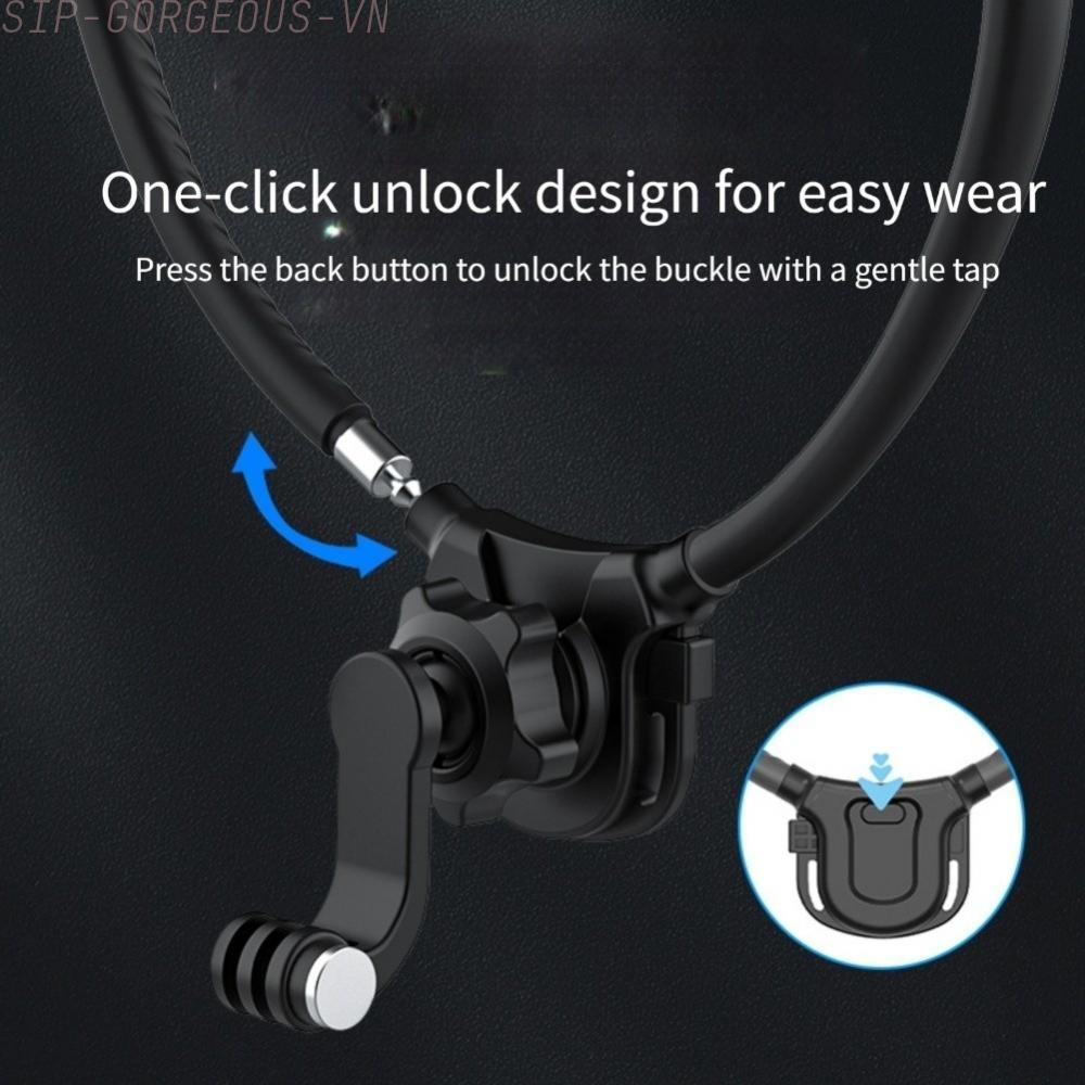 [FUXIN]Adjustable Neck & Chest Mount for DJI Osmo For action For Insta360 Smartphones