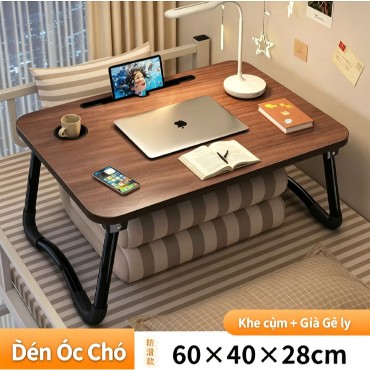 Portable Foldable Laptop Desk Multi Function Bed Study Table for Student Dorm