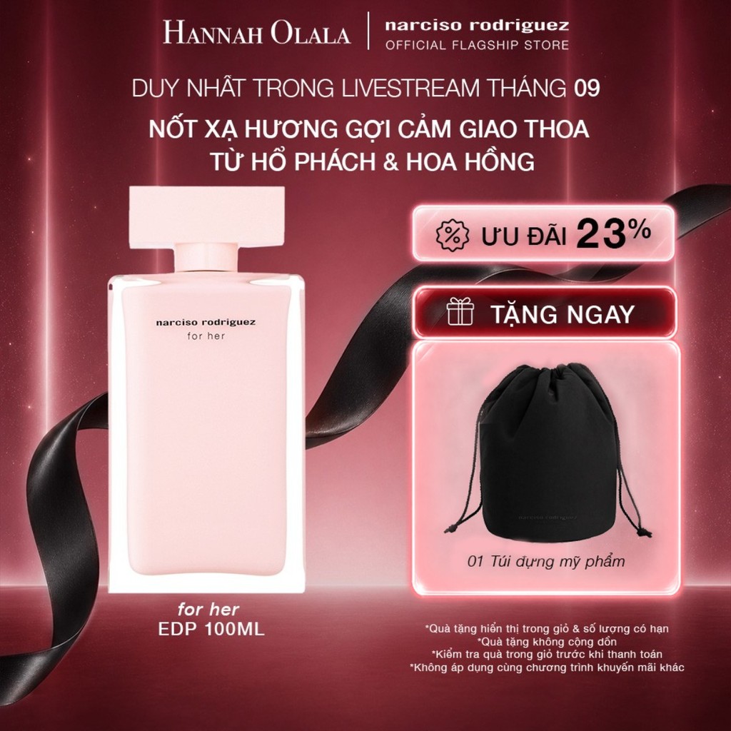 [HANNAH] Nước Hoa nữ Narciso Rodriguez For Her EDP 100ml