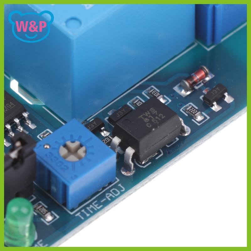 ALIK Mô-đun rơle trễ thời gian có thể điều chỉnh 5V / 12V DC Bật / Trễ Tắt Rơle Công tắc Mô-đun với bảng rơle hẹn giờ VN