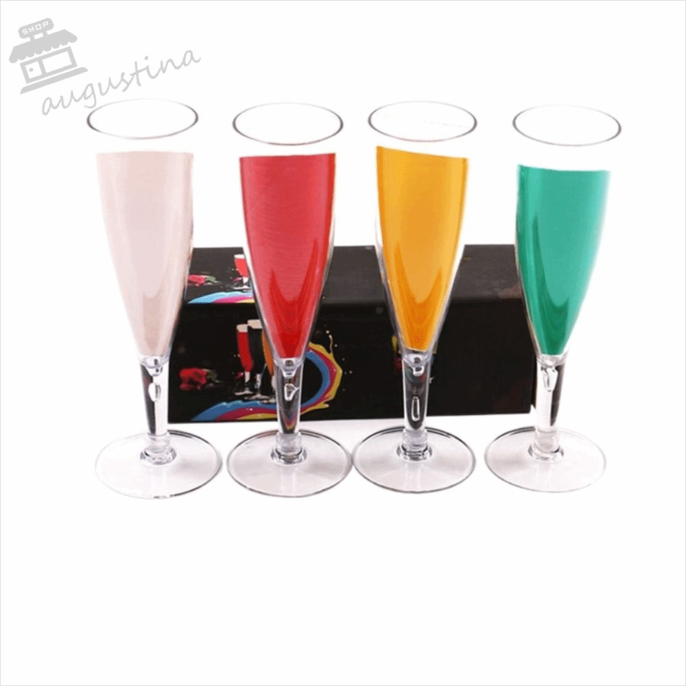 AUGUSTINA Glass Magic Đạo cụ, Lust Caution Cup Scarf Wine Glass Đổi màu sắc, Đạo cụ ma thuật Silk Mi