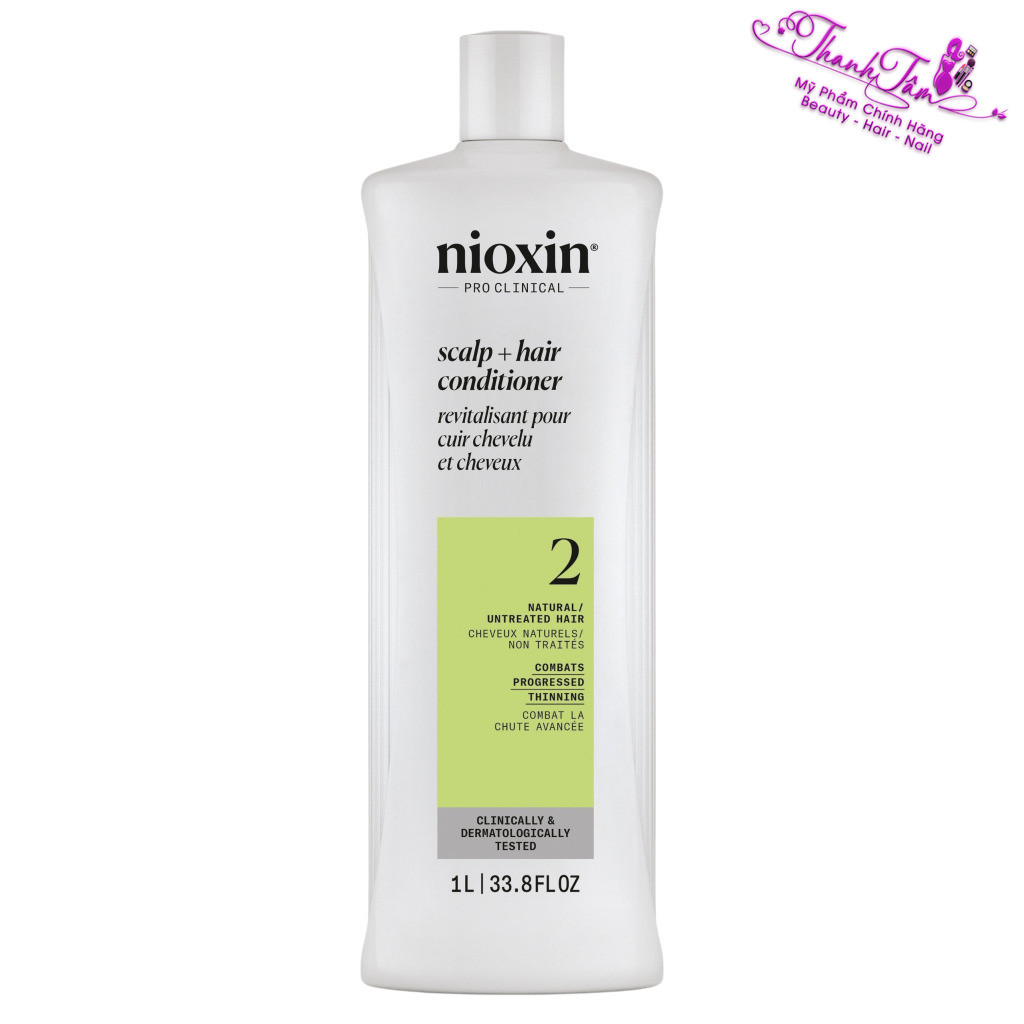 Dầu xả chống rụng tóc Nioxin System 2 Conditioner 1000ml ( New 2025) -- NN