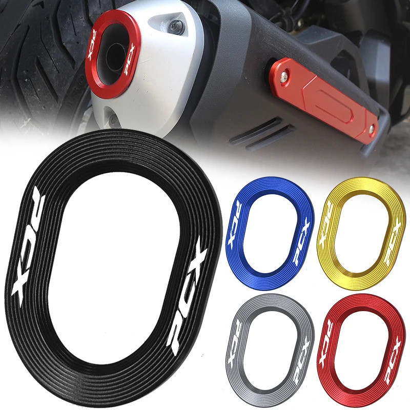 Phụ Kiện Xe Máy Ống Xả Bảo Vệ Nắp Cổng Bảo Vệ Cho Xe Honda PCX160 2025 PCX 160 2021-2024