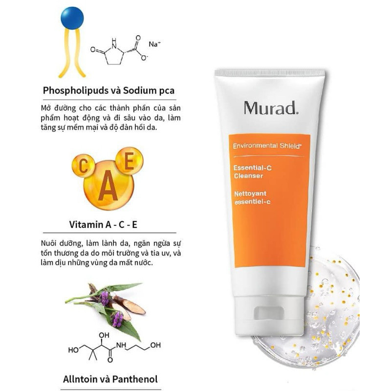 Sữa Rửa Mặt Murad Essential-C Cleanser| Tôm2.skincare