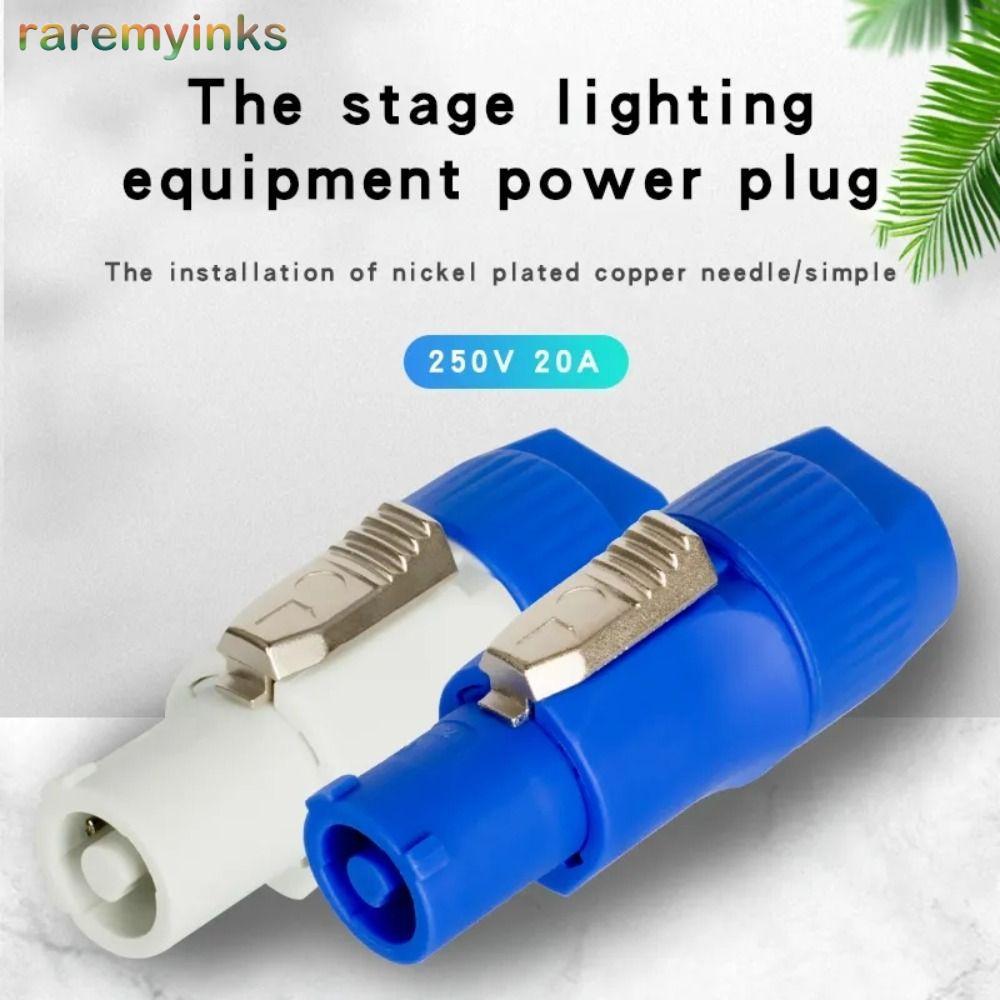RAREM NAC3FCA NAC3FCB AC Male Plug, 20A 3 PIN Powercon Connector, 3 Pin Nam Cắm Xanh Trắng Ổ Cắm 250