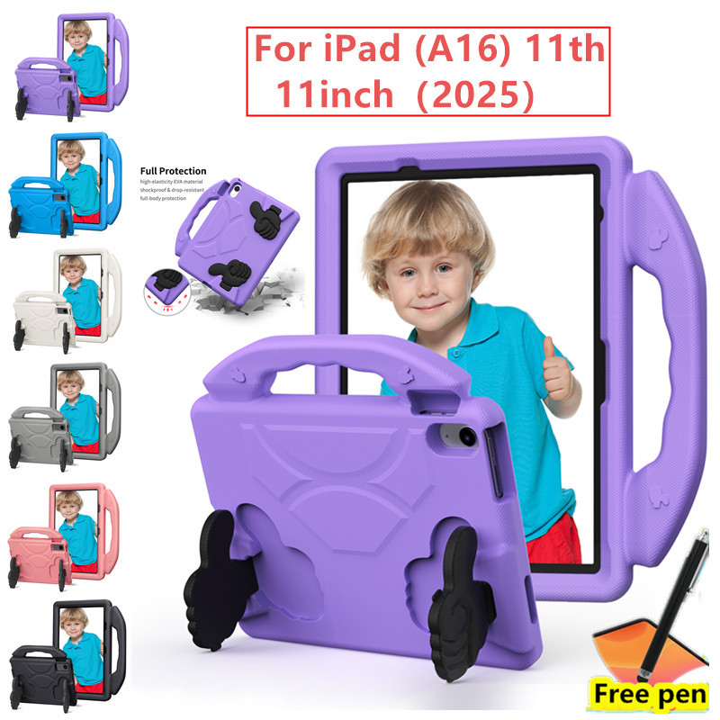 Ốp lưng tương thích cho iPad (A16) 11th 2025 11 "Vỏ bảo vệ chống sốc cho máy tính bảng EVA dành cho 