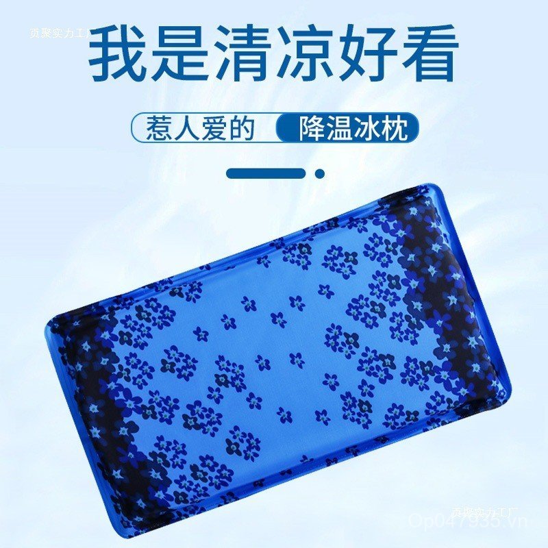 Trẻ Em Người Lớn Mát Gối Túi Nước Học Sinh Ngủ Gối Nước Đệm Mùa Hè Không Nước Đá Gối Đệm Đá Người Lớ
