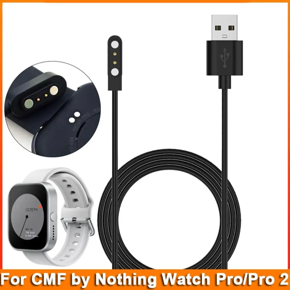 Cáp USB 1M sạc nhanh, đế sạc thông minh cho CMF Nothing Watch Pro 1/Pro 2/CMF Watch 3 Pro