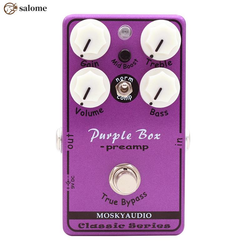 Hộp True Bypass Preamp Overdrive Effect Pedal dành cho đàn Guitar điện salome _ hansom.vn