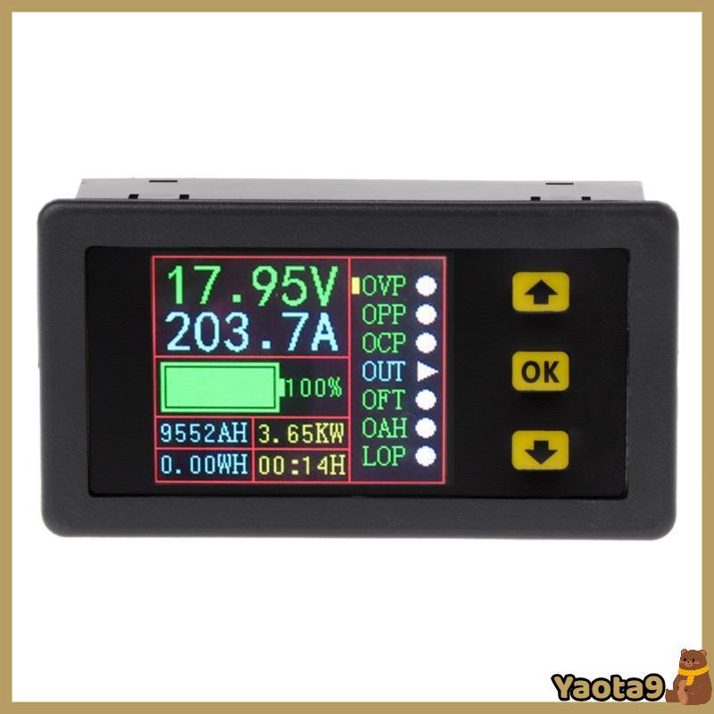 Yao cho DC Ampe kế Vôn kế Công suất Ampe giờ Watt-Hour Power cho Time Mult