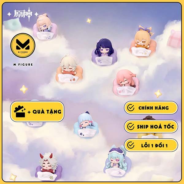 BLIND BOX Genshin Impact Cloud Pillow Dream Series Q Version Fridge Magnet Reizouko Magnet (miHoYo) 
