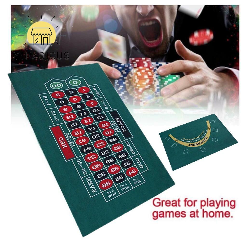 Khăn trải bàn trò chơi YURUYI, Khăn trải bàn bằng vải nỉ hai mặt, Roulette chất lượng cao Blackjack 