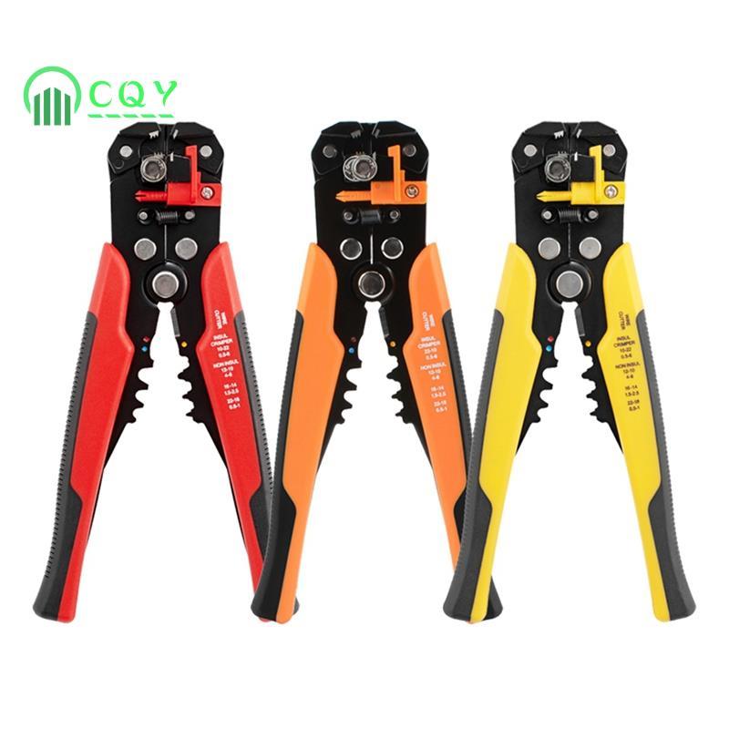 Dụng cụ tháo dây tự động Kìm đa năng cho AWG 24-10 Cắt cáp Tước Crimping Chức năng