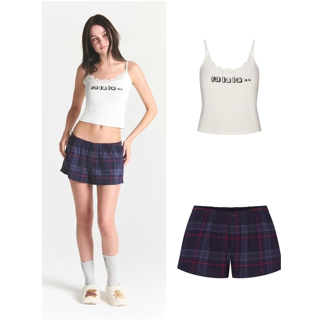 Skims New lace camisole casual versatile home wear set