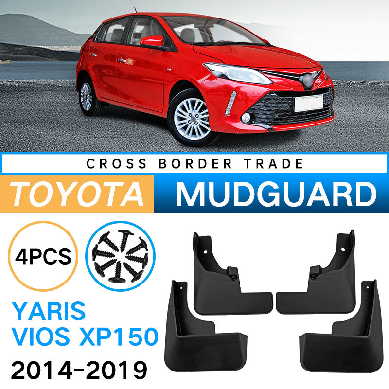 Chất Lượng Cao-ToyotaYaris Vios Xp150 Dazzling 2014-2019 Vios FS Hai Phần Xe Chắn Bùn Lốp Chắn Bùn C
