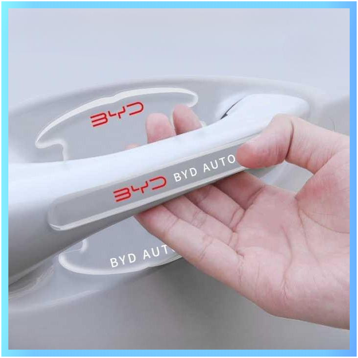 Tay nắm cửa ô tô Nhãn dán trong suốt Độ dày cho BYD ATTO 3 Seal 6 7 Seal Dolphin