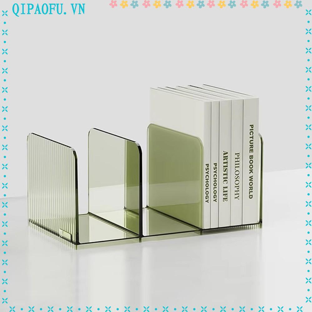 Giá đỡ sách NENTEY, Giá sách PET trong suốt, Giá sách Bookend Văn phòng phẩm trường học