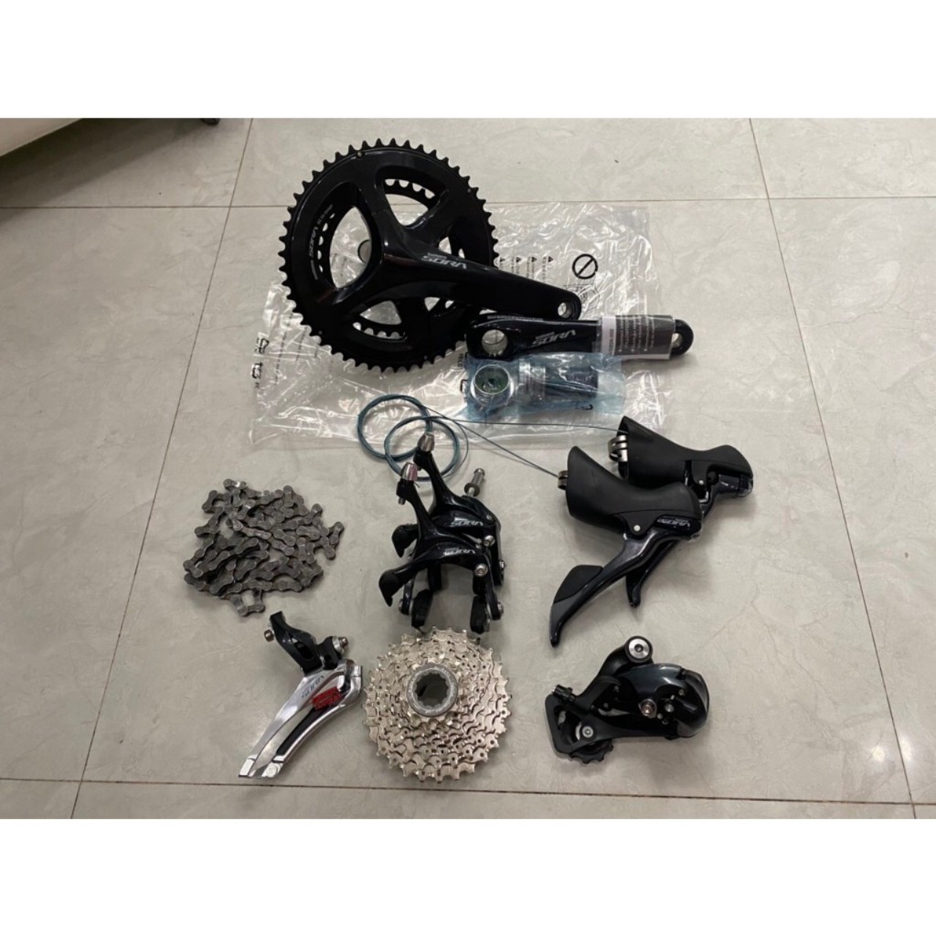 Bộ group Shimano Sora R3000 18S full 8 món ( 3x9 )