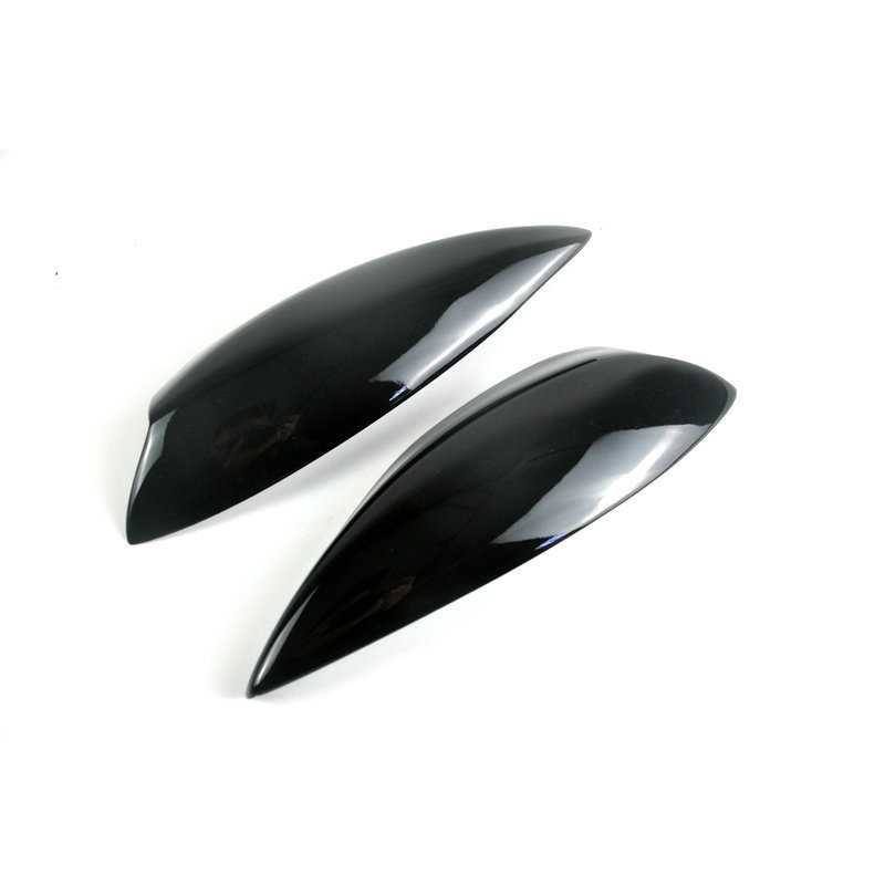Premium-Gloss Đen Nắp Mắt Lông Mày Viền Cho 01-03 Subaru Impreza WRX STi Thế Hệ Thứ 7 Vỏ Đèn Pha Sửa